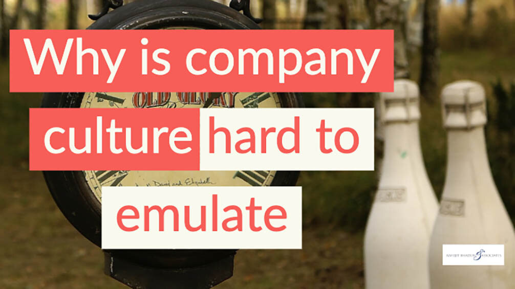Why is company culture hard to emulate