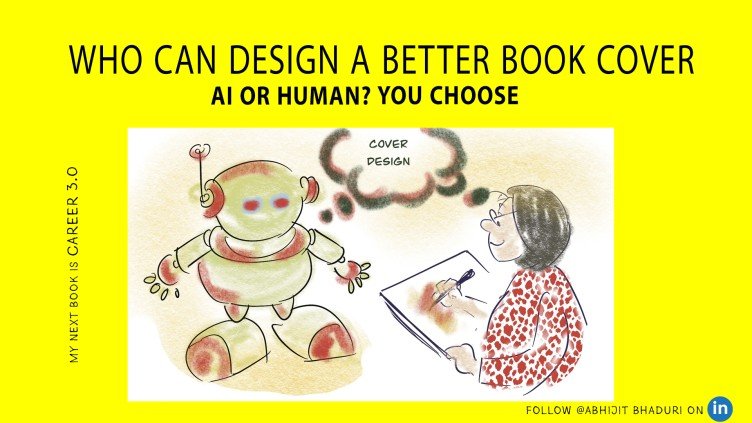 I asked a human designer and AI to design my book cover. Which one would you choose?