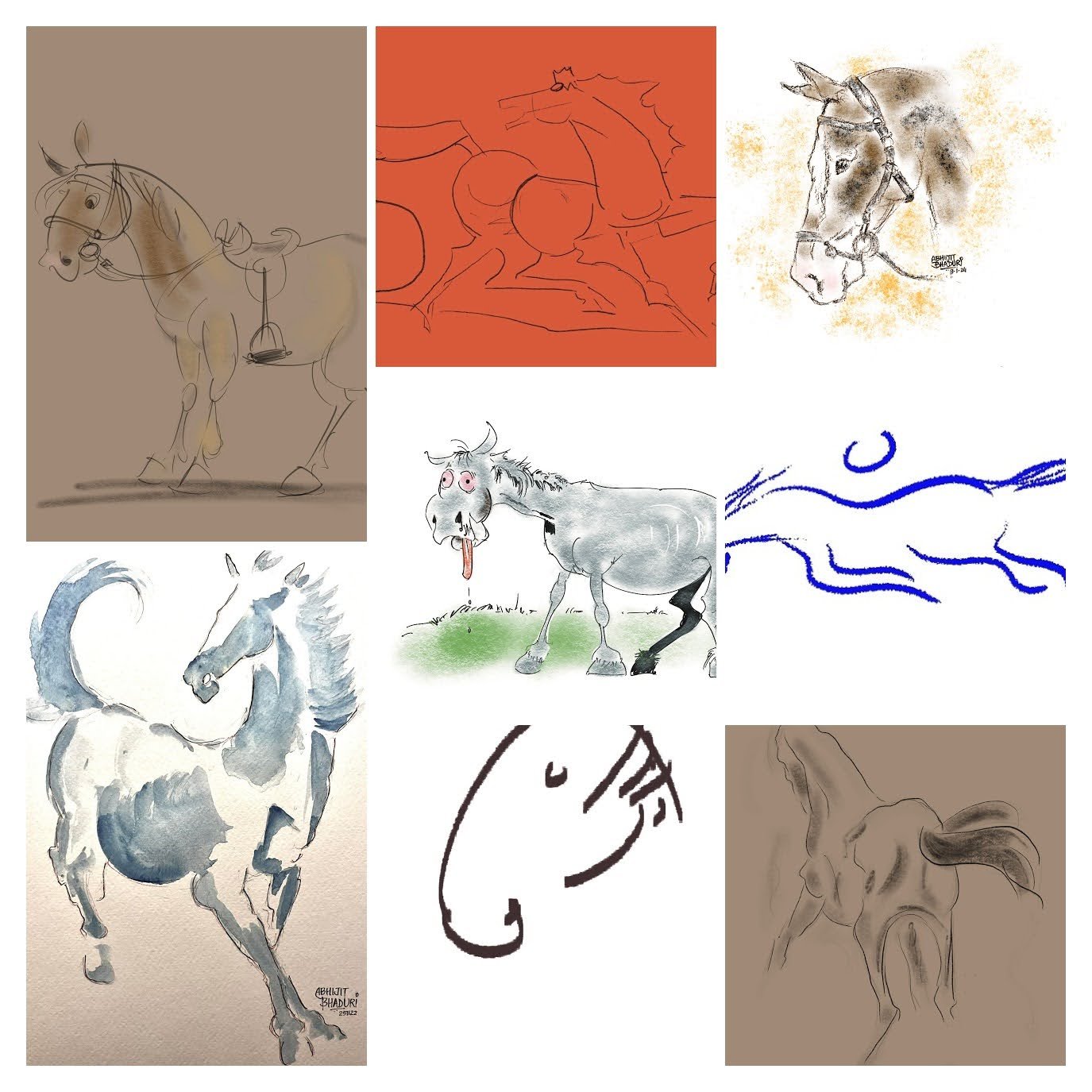 The Masters Helped Me Learn to Draw Horses